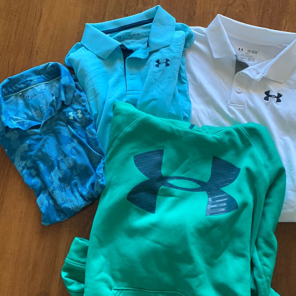 Lot of UNDER ARMOUR YOUTH XL all excellent used condition